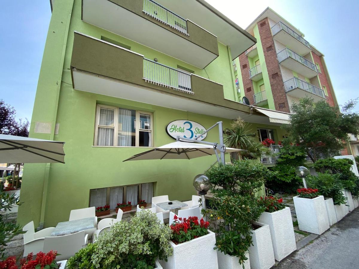 Hotel Tre Stelle Rimini Exterior foto